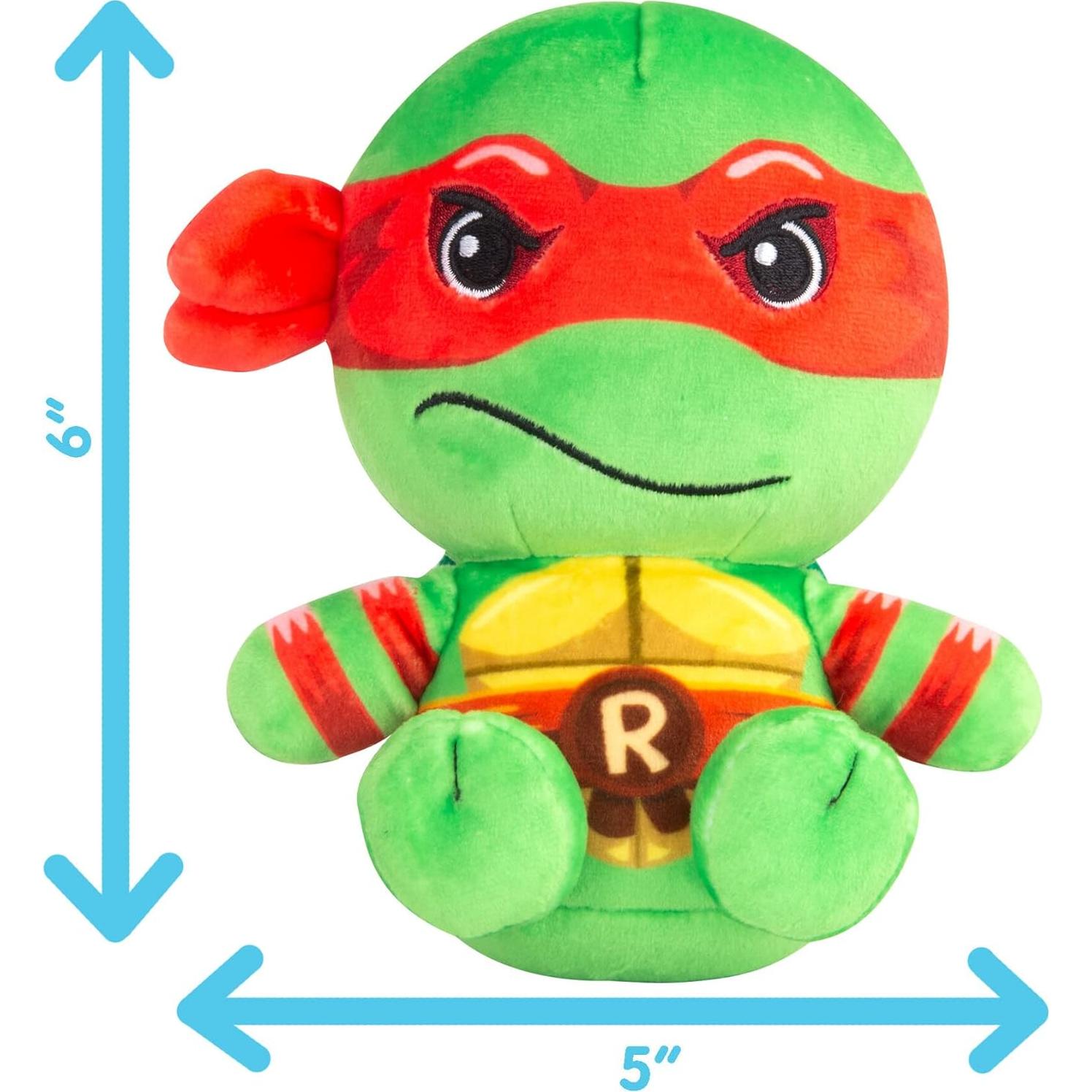 Peluche TMNT Raphael - Club Mocchi-Mocchi - 15 cm