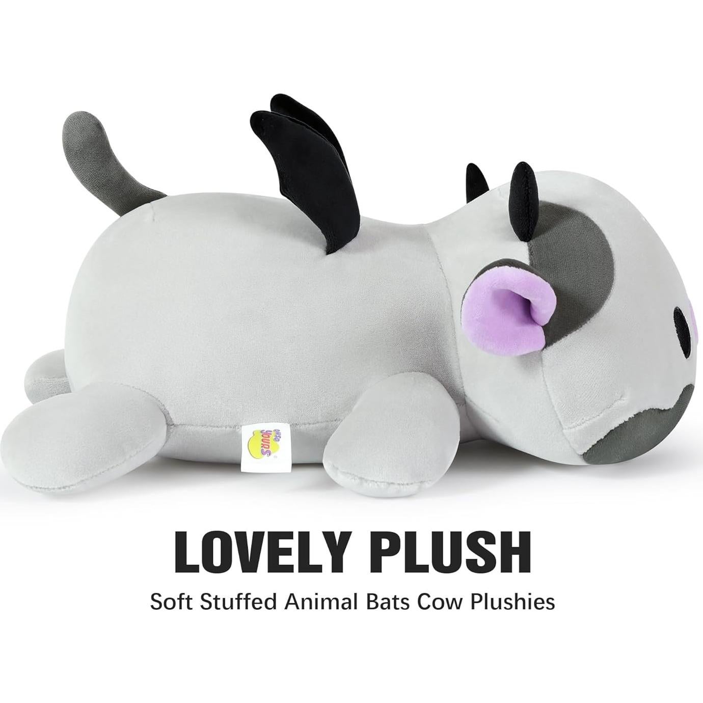 Peluche Vaca Murciélago Onsoyours 30 cm Suave y Aplastable
