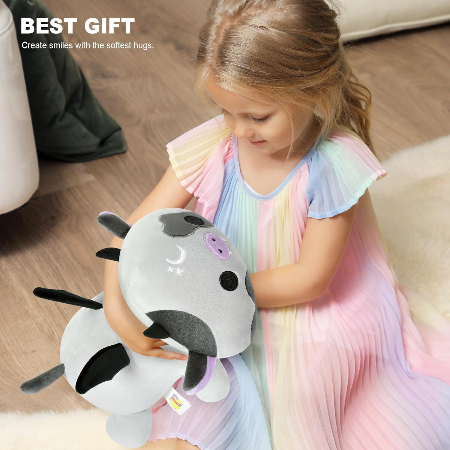 Peluche Vaca Murciélago Onsoyours 30 cm Suave y Aplastable