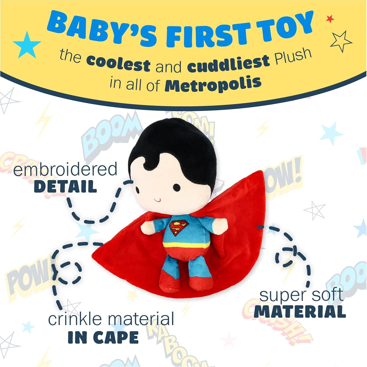 Peluche Superman Kids Preferred 29 cm Suave y Abrazable