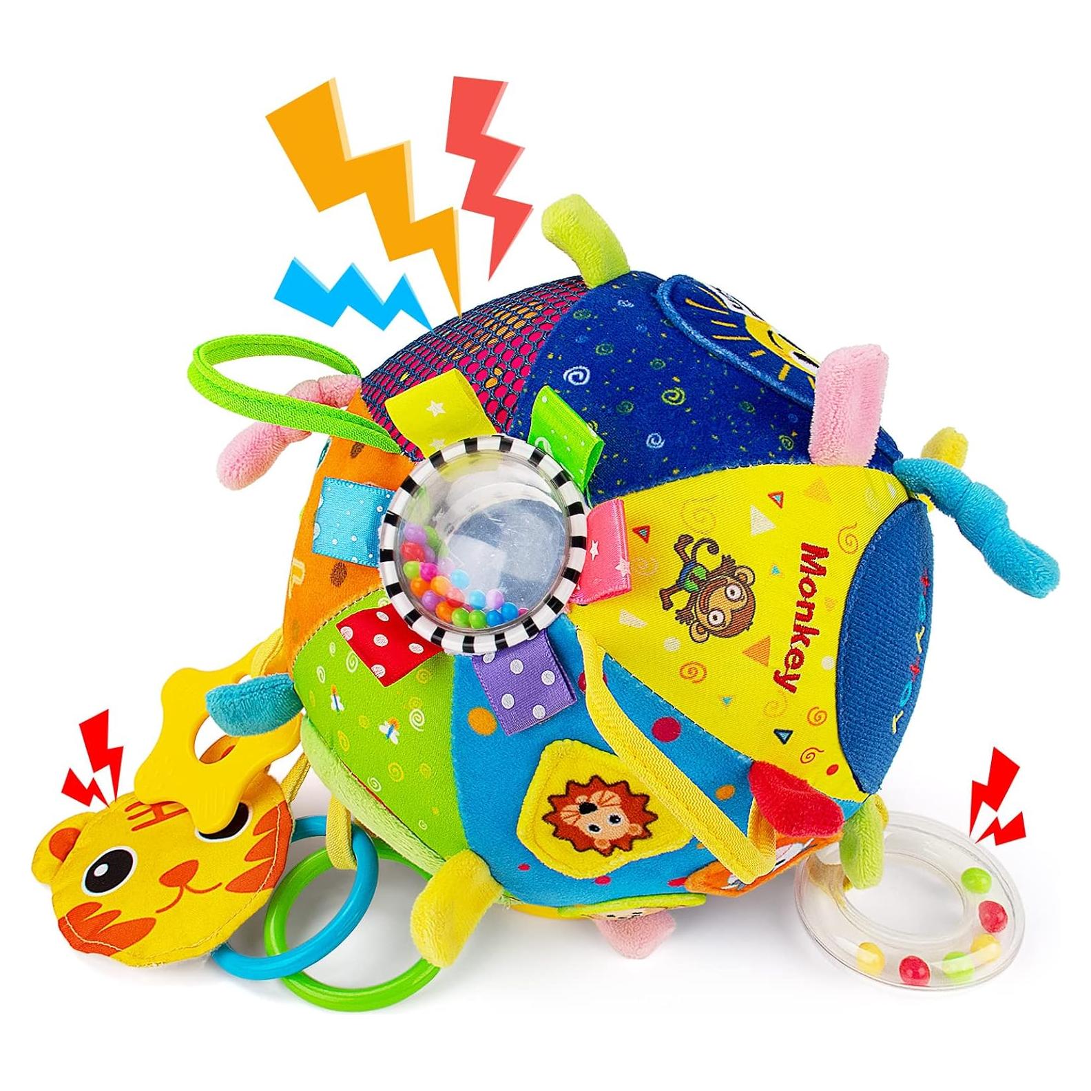 Bola Sensorial 8 en 1 Teytoy para Bebés 3 a 12 Meses