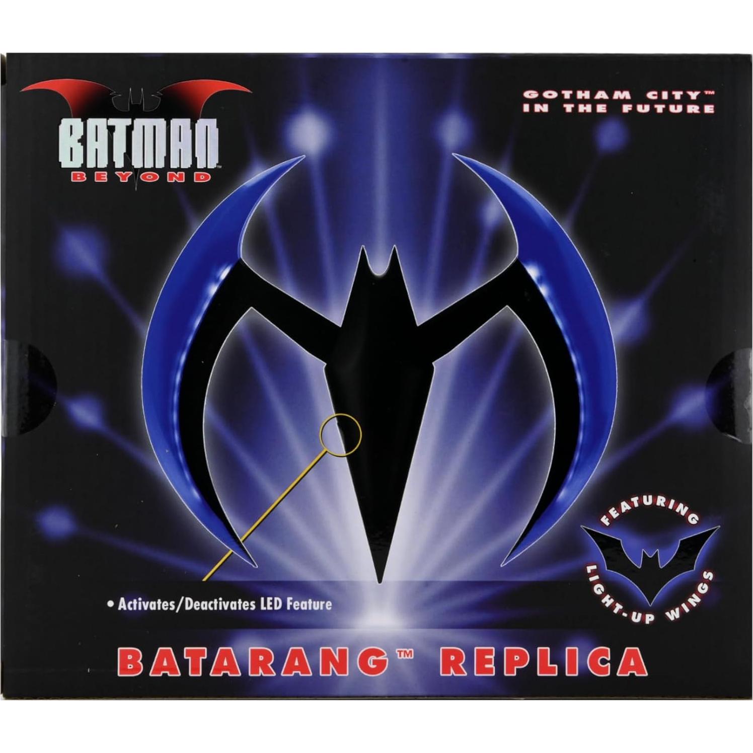 Batarang Azul Iluminado NECA Batman Beyond 23.6 cm