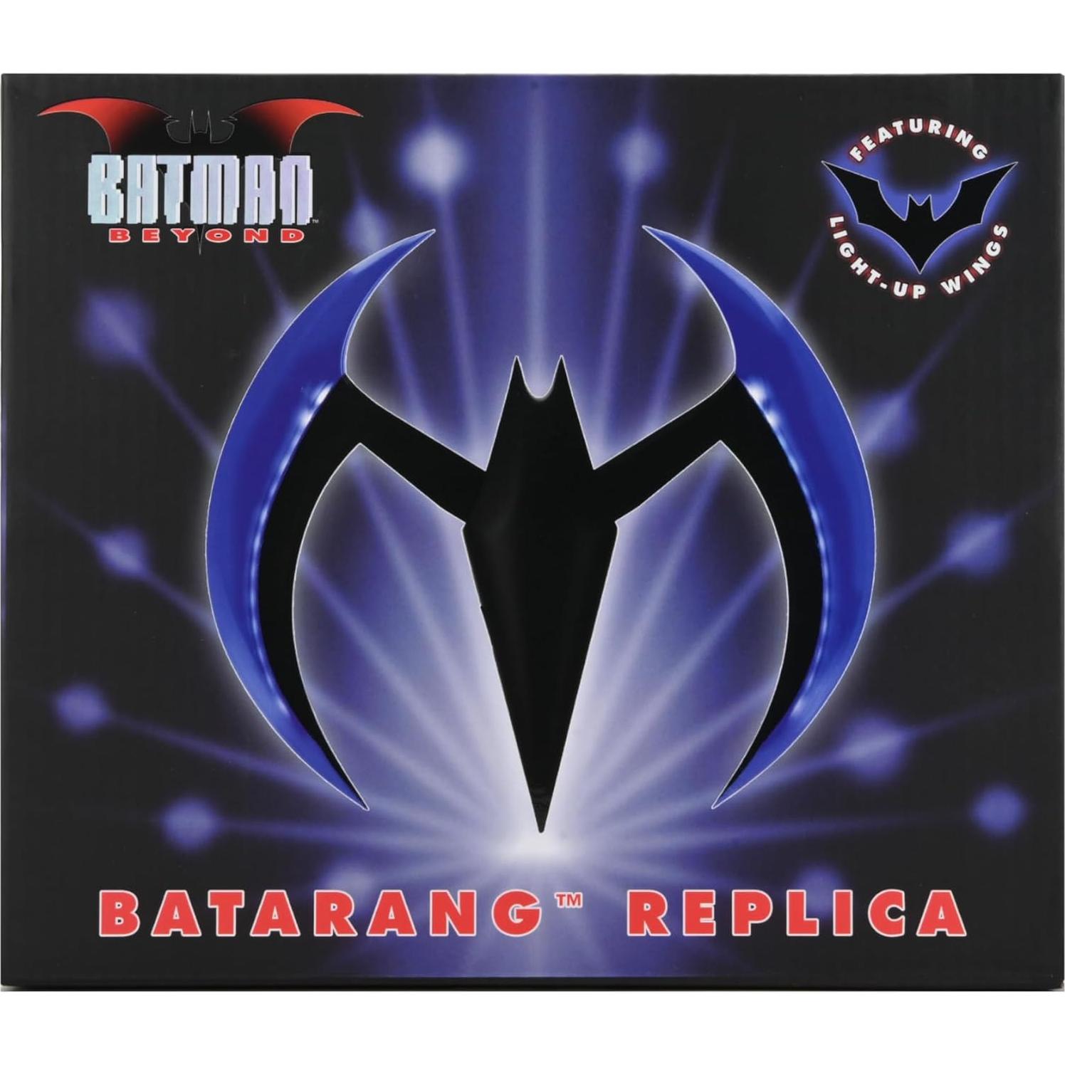 Batarang Azul Iluminado NECA Batman Beyond 23.6 cm