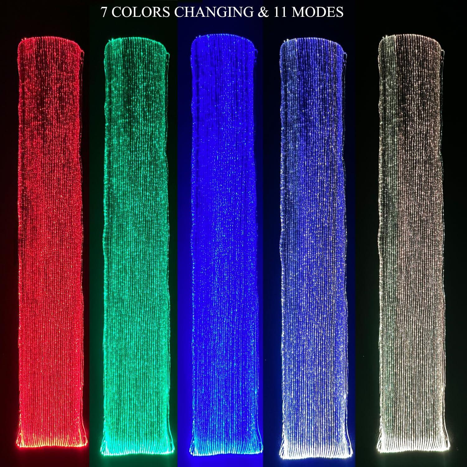 Funda de Ventilador LED SATUMIKO Multicolor Art Deco