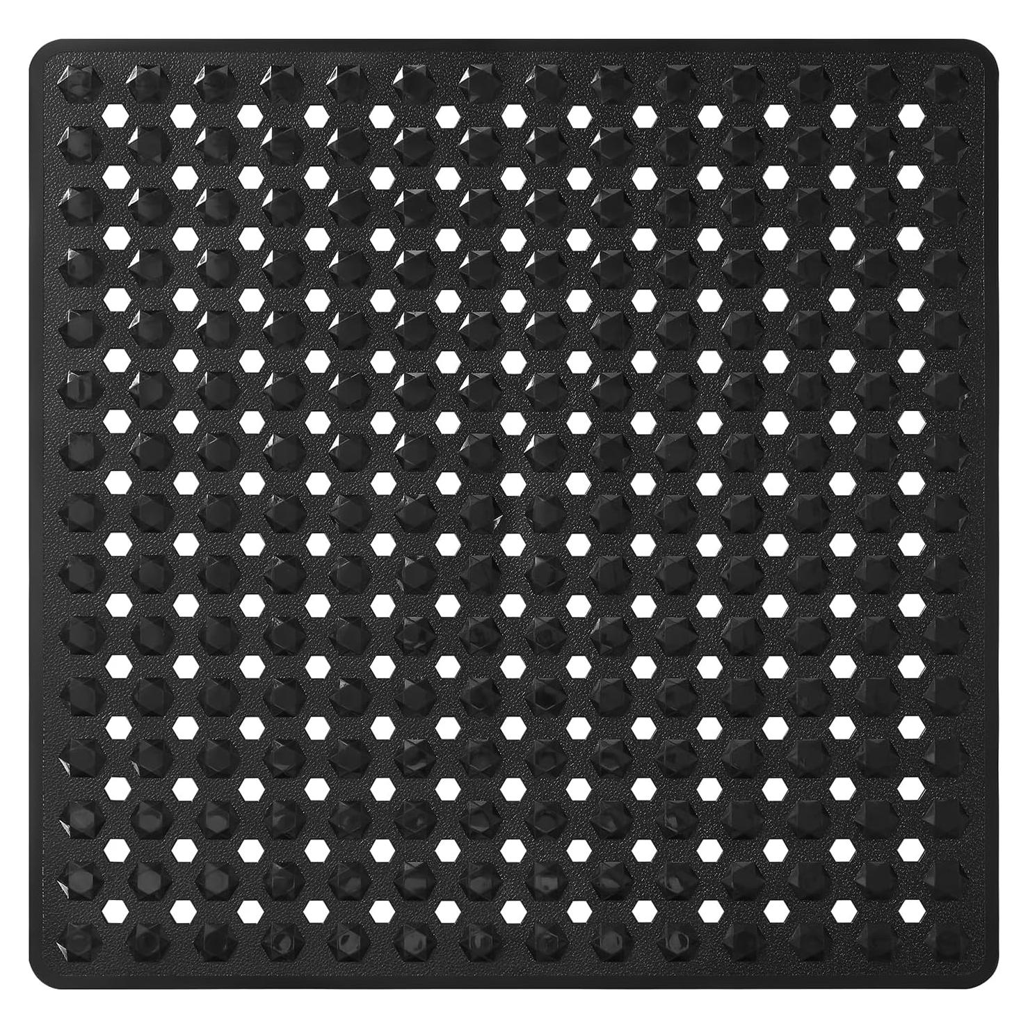 Alfombrilla de Ducha Antideslizante Yimobra 53x53cm Negra