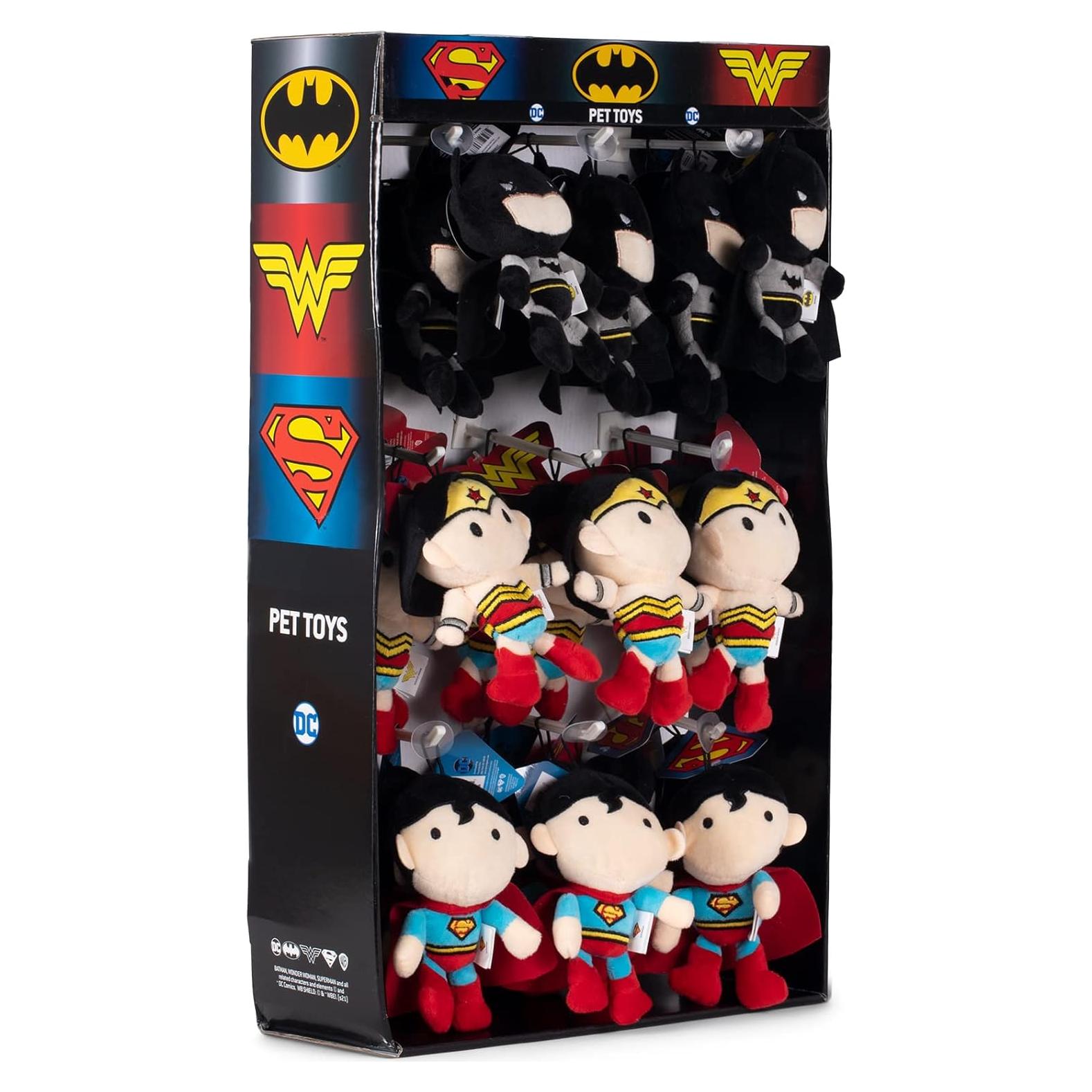 Juguetes para perros DC Comics Batman Superman Mujer Maravilla 27 piezas