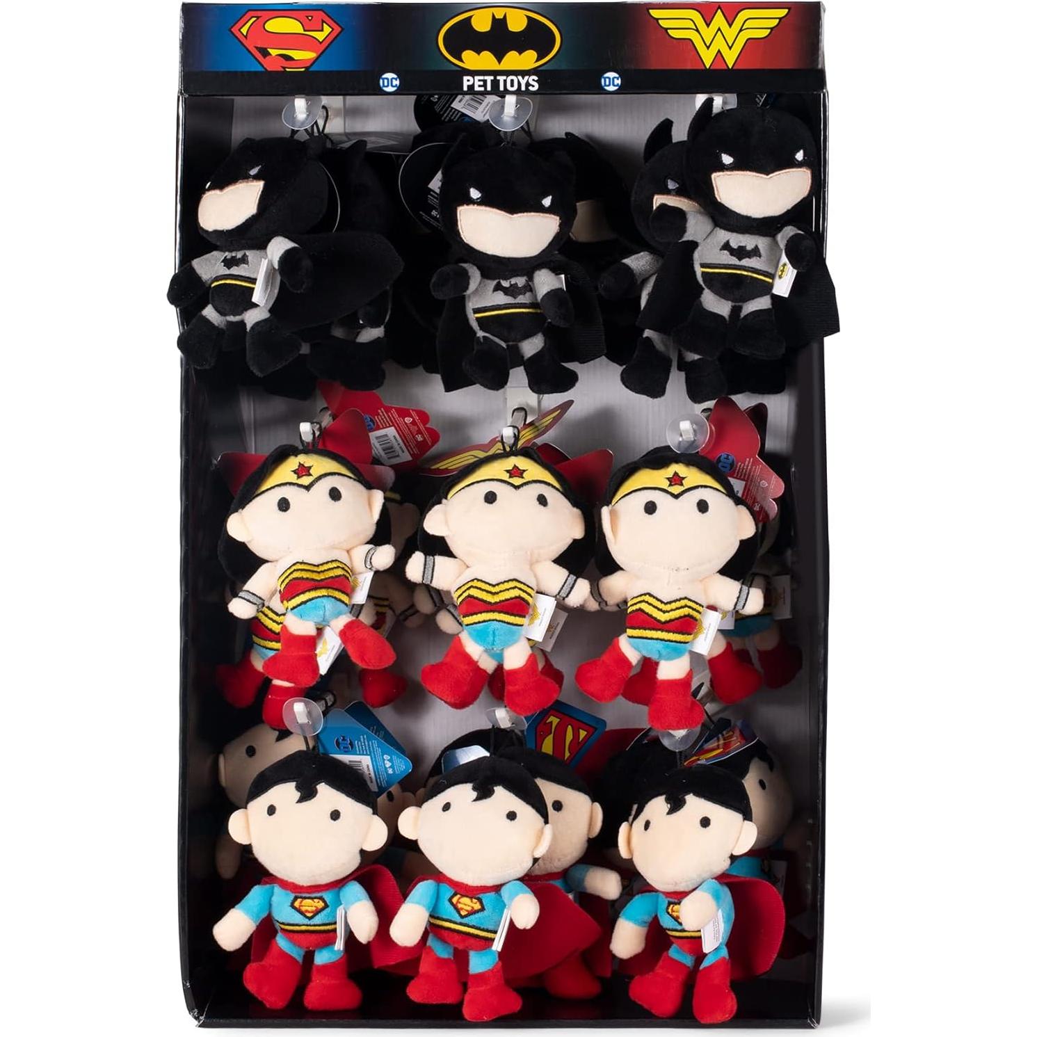 Juguetes para perros DC Comics Batman Superman Mujer Maravilla 27 piezas