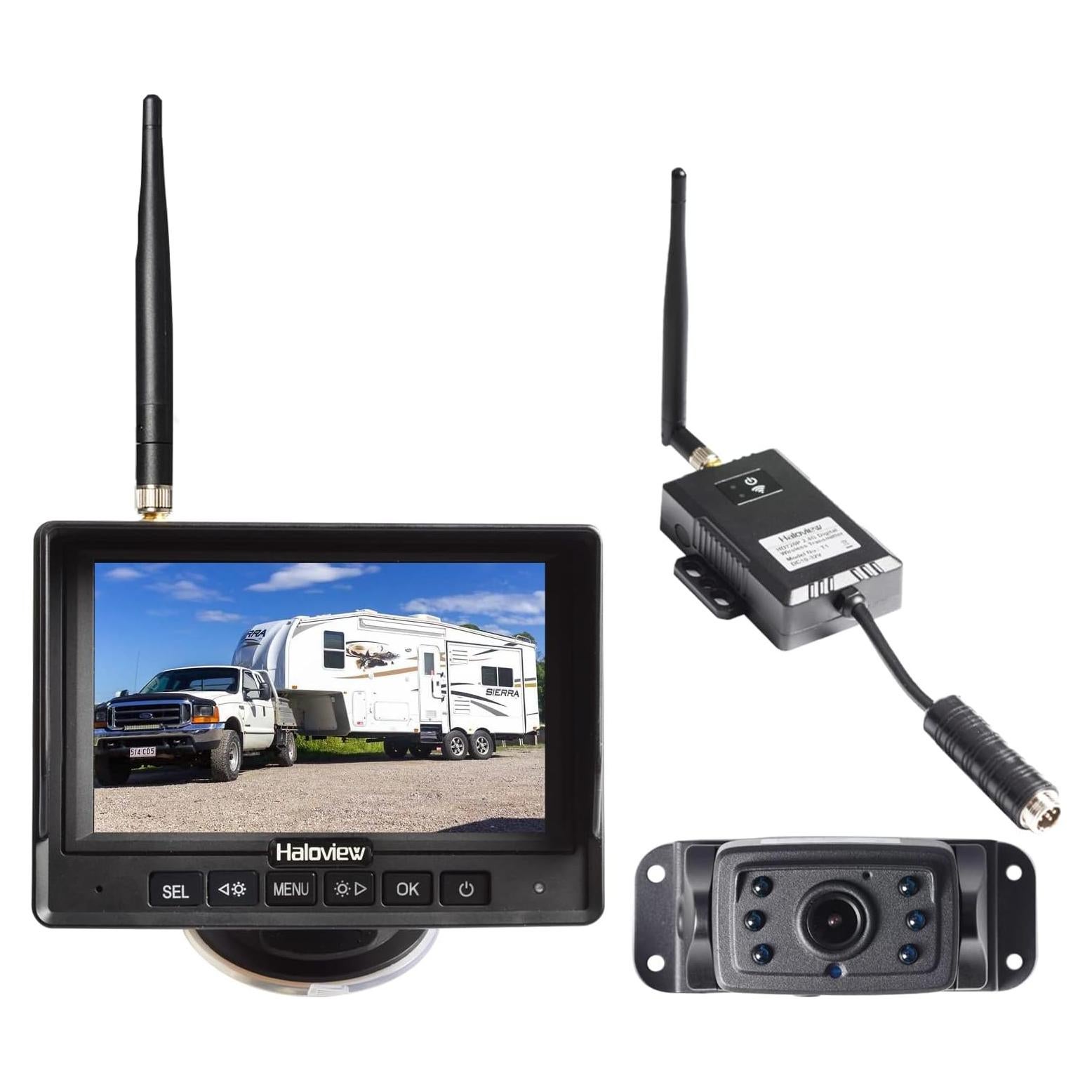 Haloview RD5-MINI Monitor Inalámbrico 5" 720P 365m