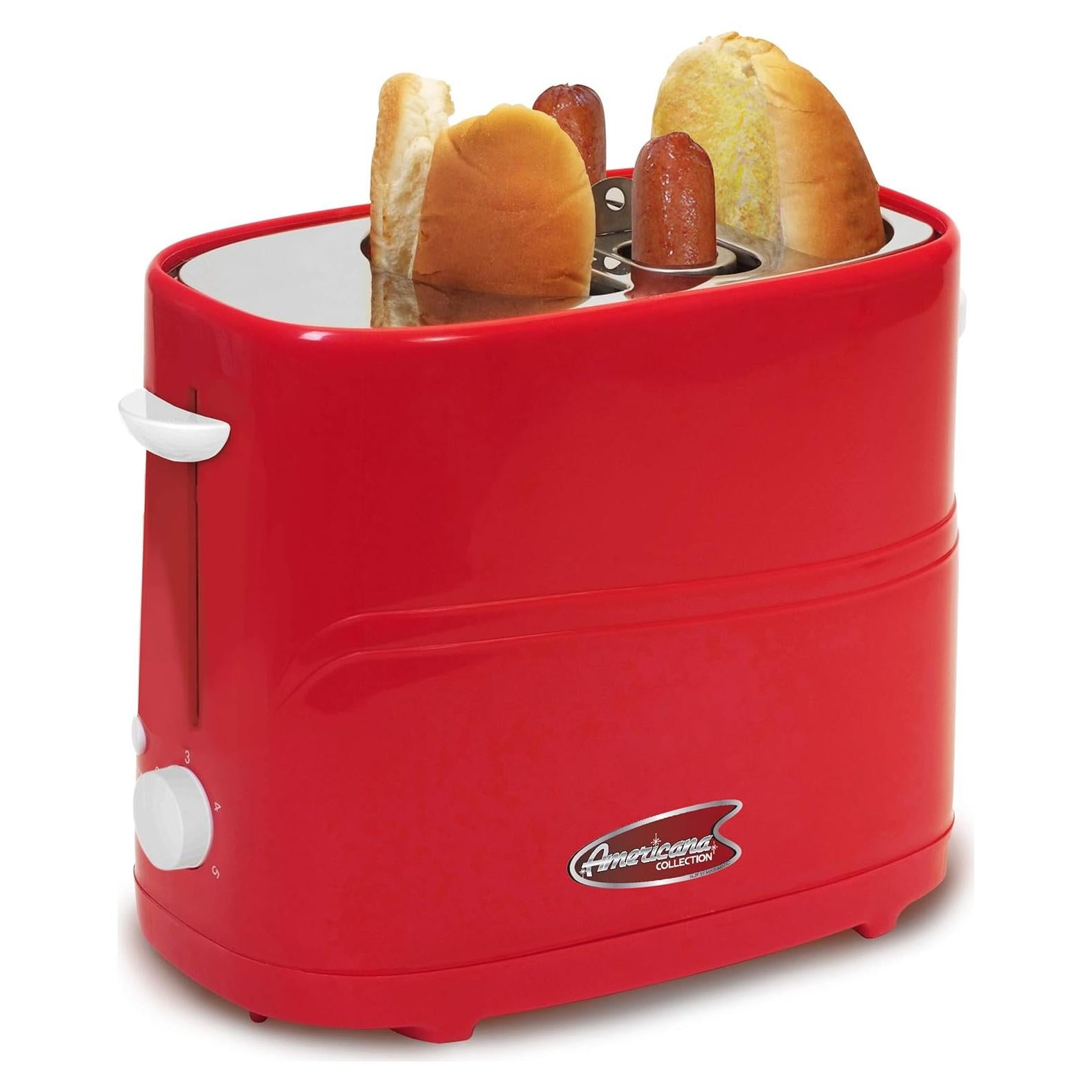 Tostadora de Perros Calientes Elite Gourmet ECT-542R Azul