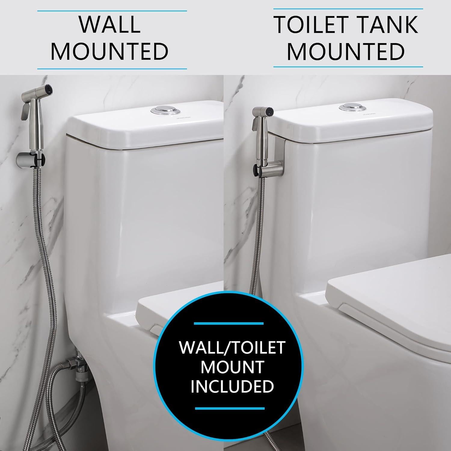 Rociador de Bidet de Mano GCGWEQS Acero Inoxidable Cepillado