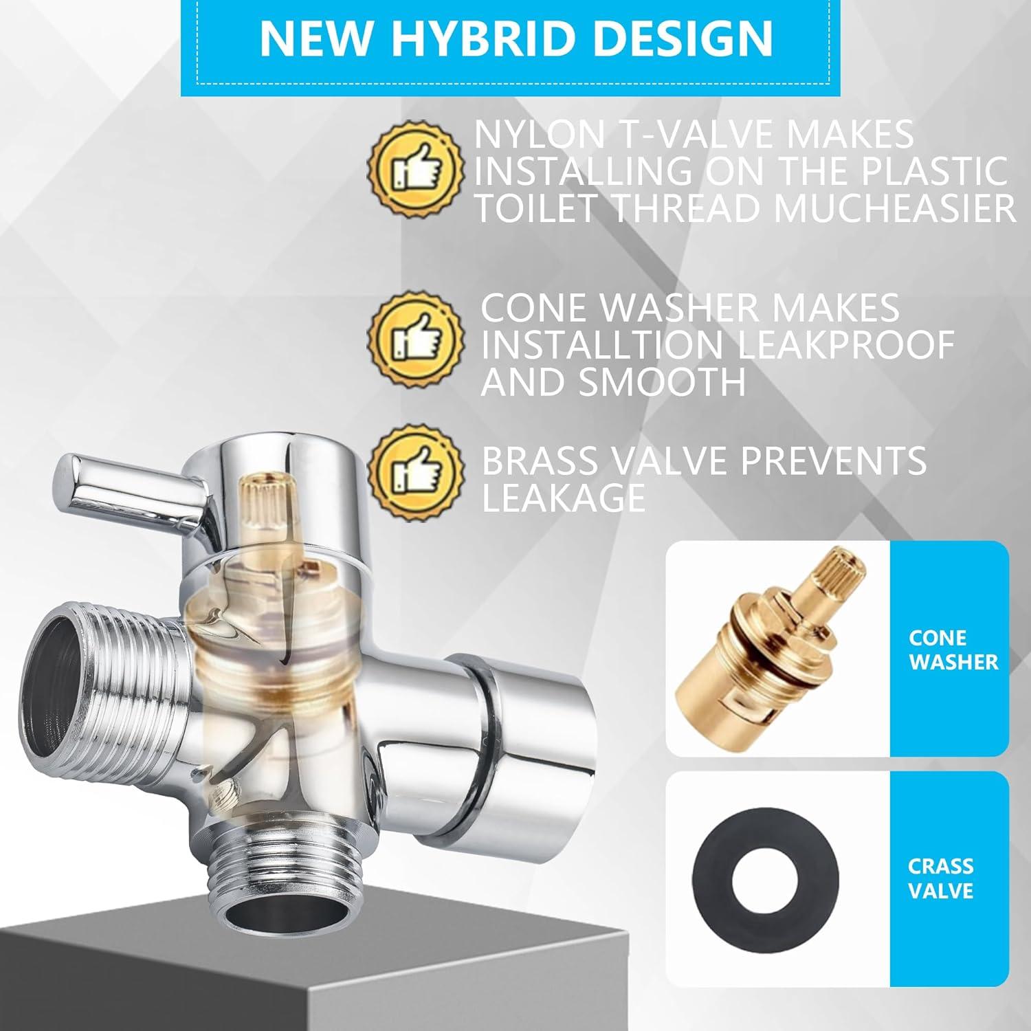 Rociador de Bidet de Mano GCGWEQS Acero Inoxidable Cepillado