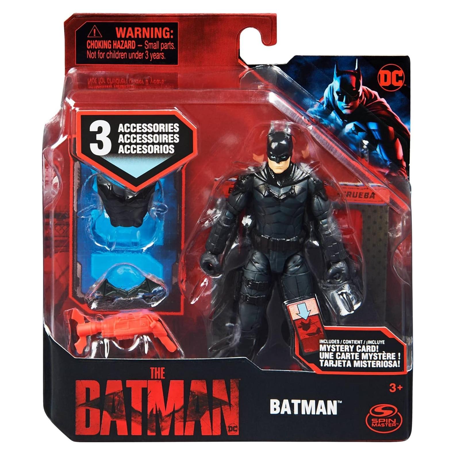 Figura de acción Batman 10 cm Spin Master 2022 con accesorios