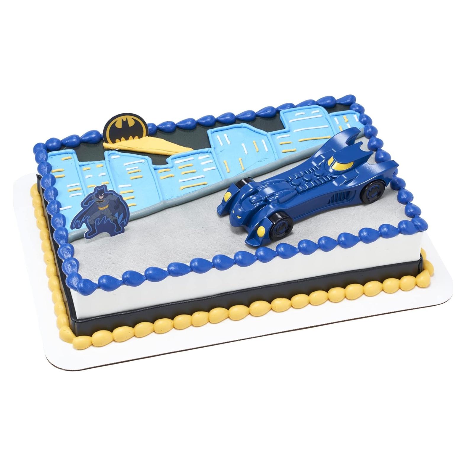 Adorno de Pastel Batman En Acción DecoPac - 3 Piezas
