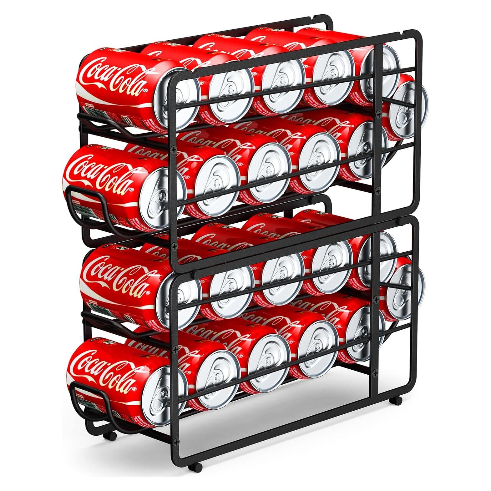 Organizador de Latas de Soda Canyave, Paquete de 2, Apilable