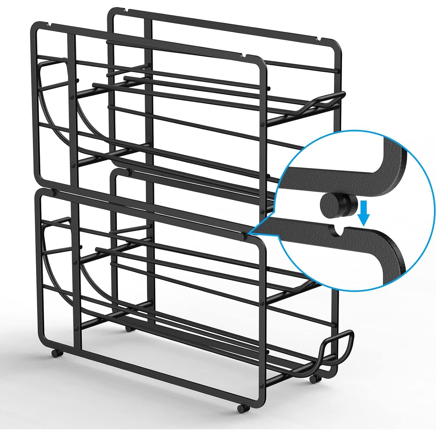 Organizador de Latas de Soda Canyave, Paquete de 2, Apilable