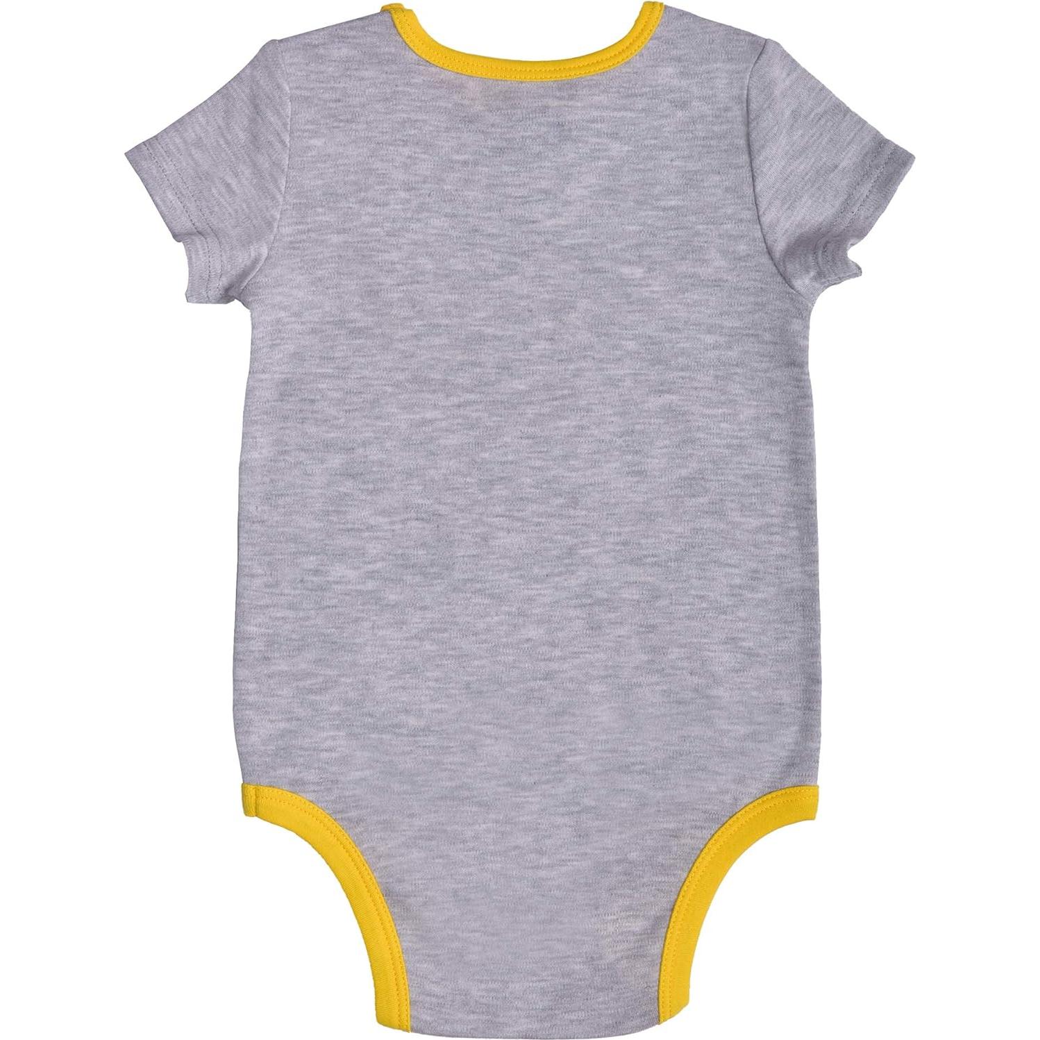 Traje de Cuerpo Batman DC Comics 1er Cumpleaños 12M Gris