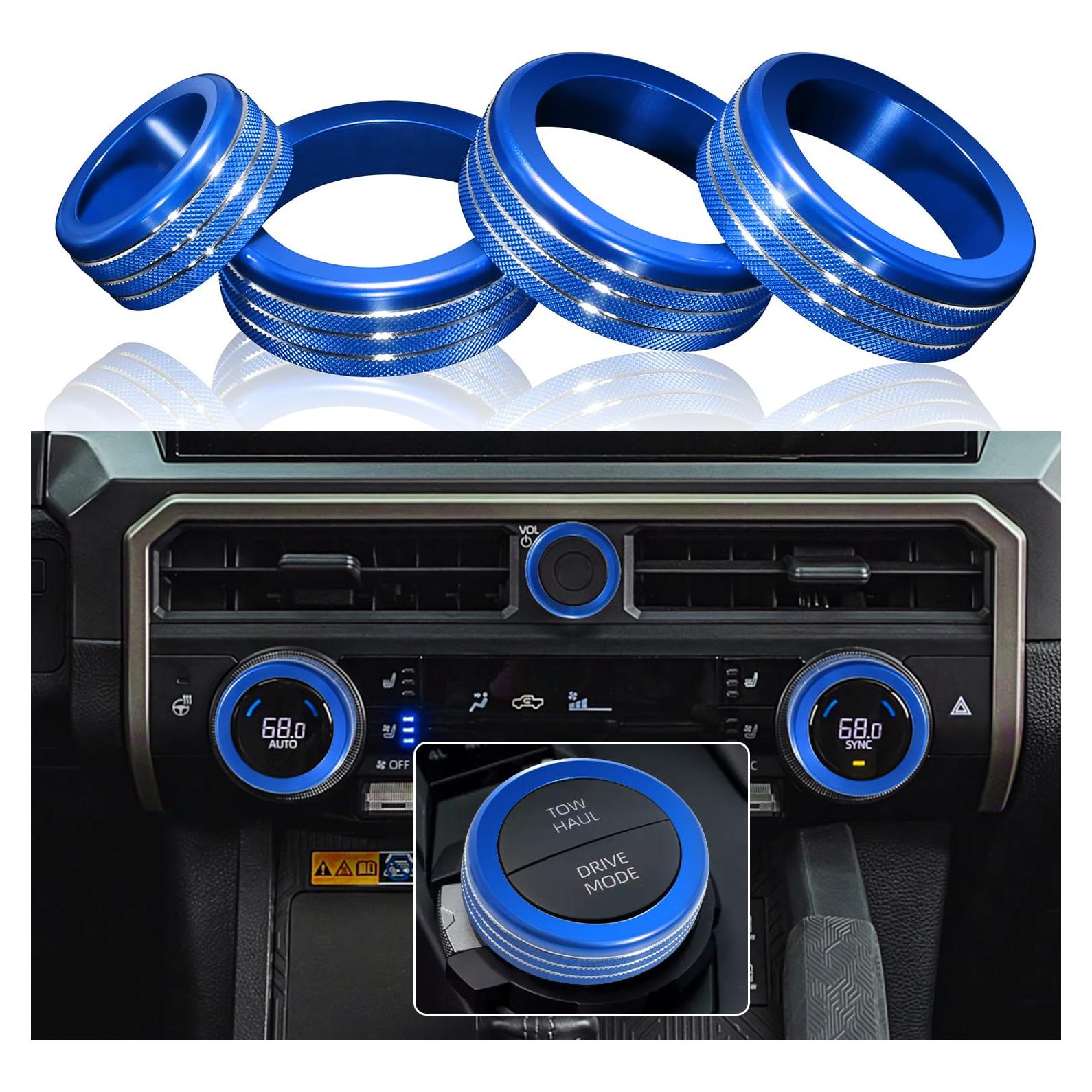 Cubiertas de Perilla de AC MOCHENT para Toyota Tacoma 2024-2025
