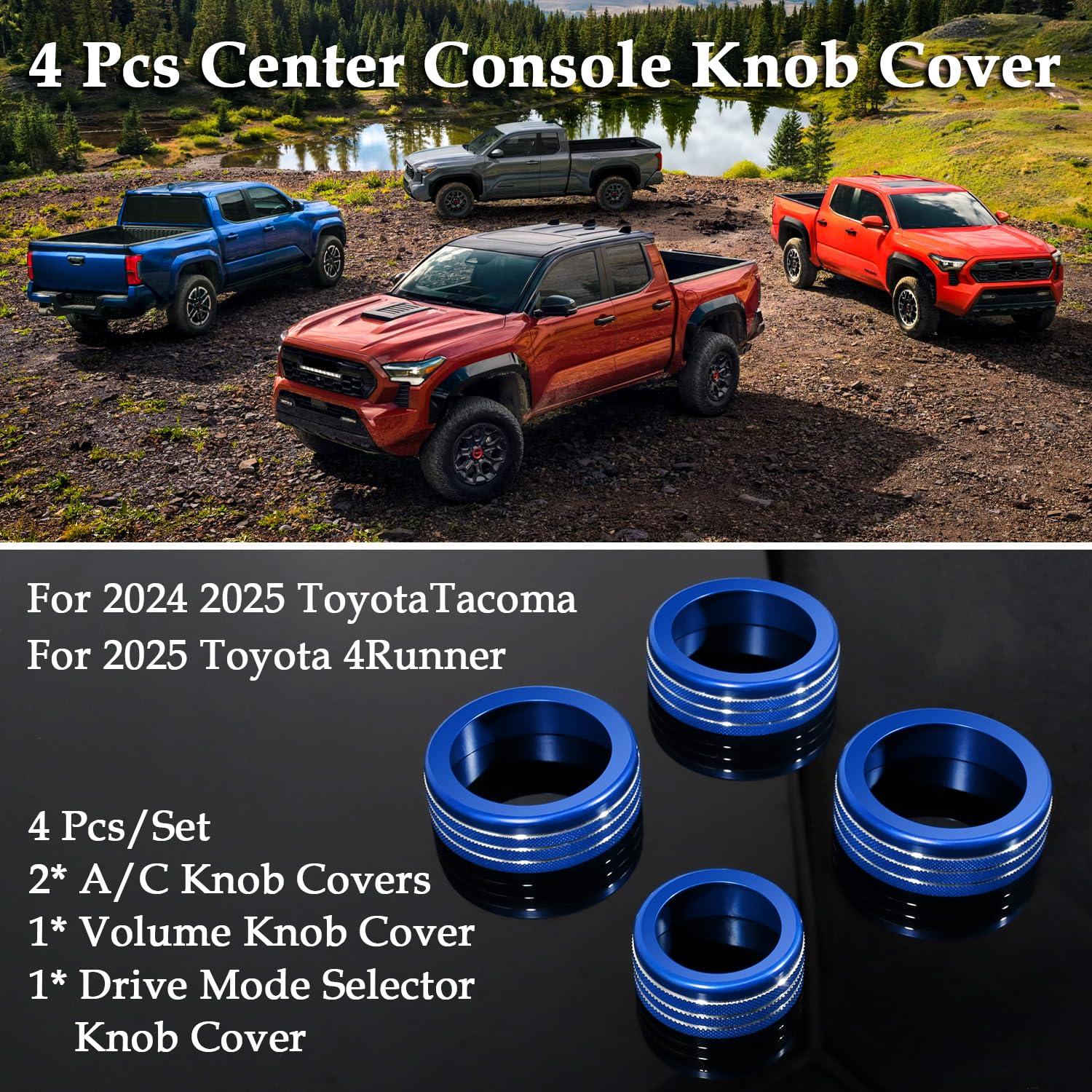 Cubiertas de Perilla de AC MOCHENT para Toyota Tacoma 2024-2025