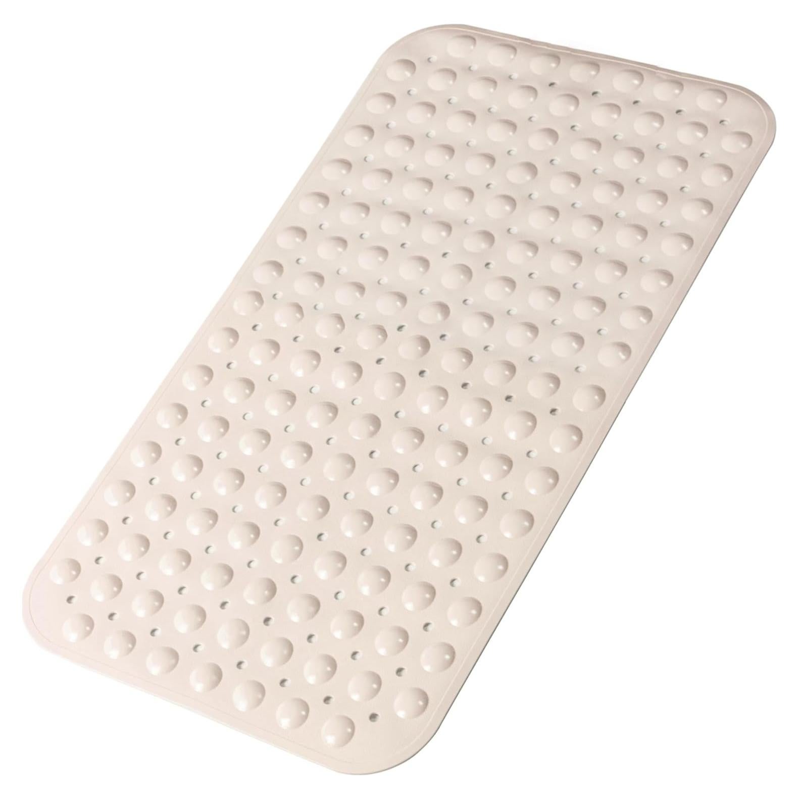 Alfombrilla Antideslizante Beige CADONO 71x38 cm para Baño