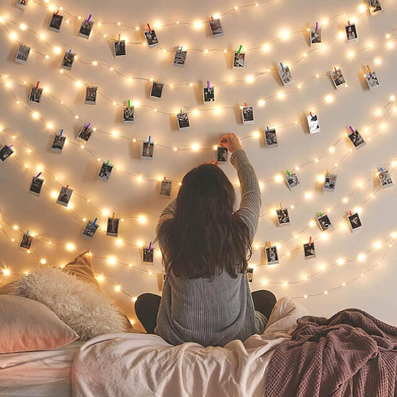 Mini Pinzas de Ropa de Madera SF SOONEAT - 100 Piezas Colores