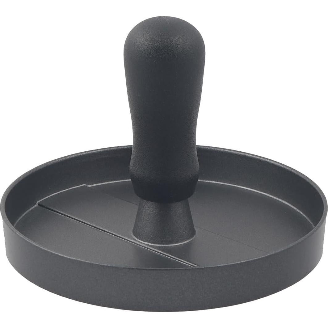 Prensa de Hamburguesas MoMoxi de Aluminio con 200 Papeles Antiadherentes