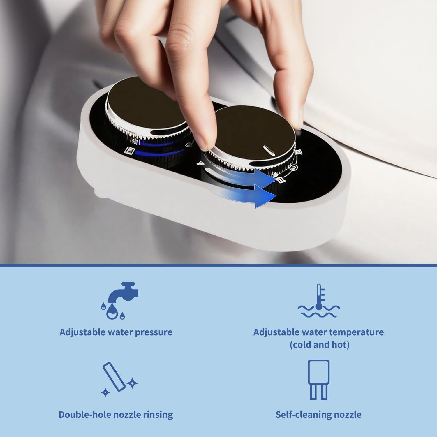 Accesorio de Bidet KZJMEDICAL WD-503023A Frío y Caliente