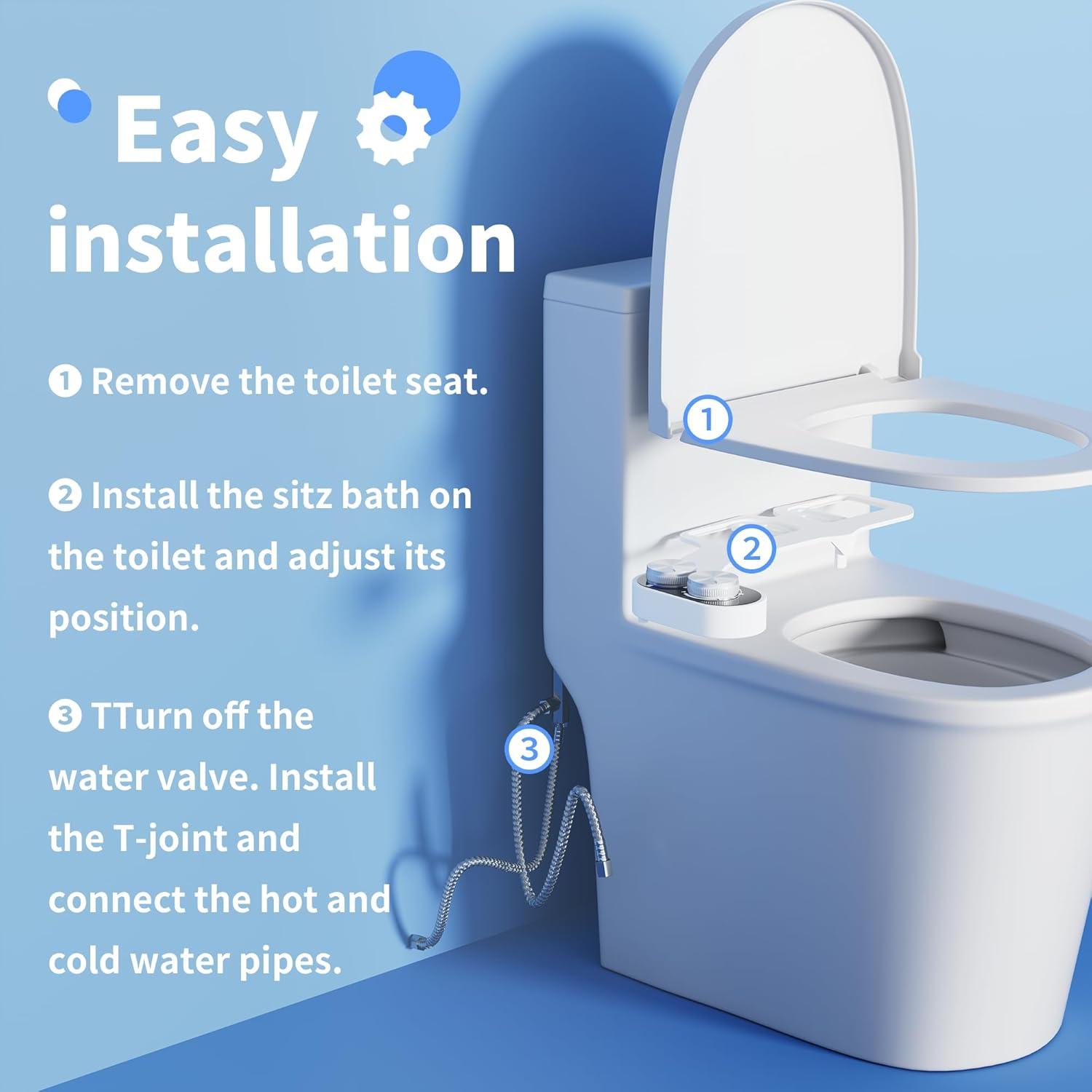 Accesorio de Bidet KZJMEDICAL WD-503023A Frío y Caliente