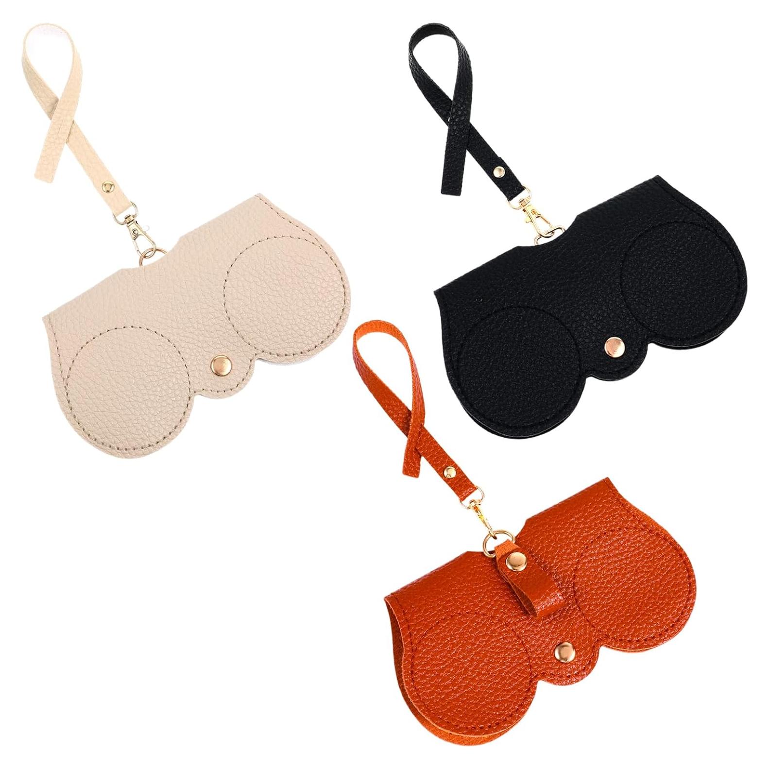 Estuche de Gafas de Sol YUXIANLB de Cuero Suave - Portátil