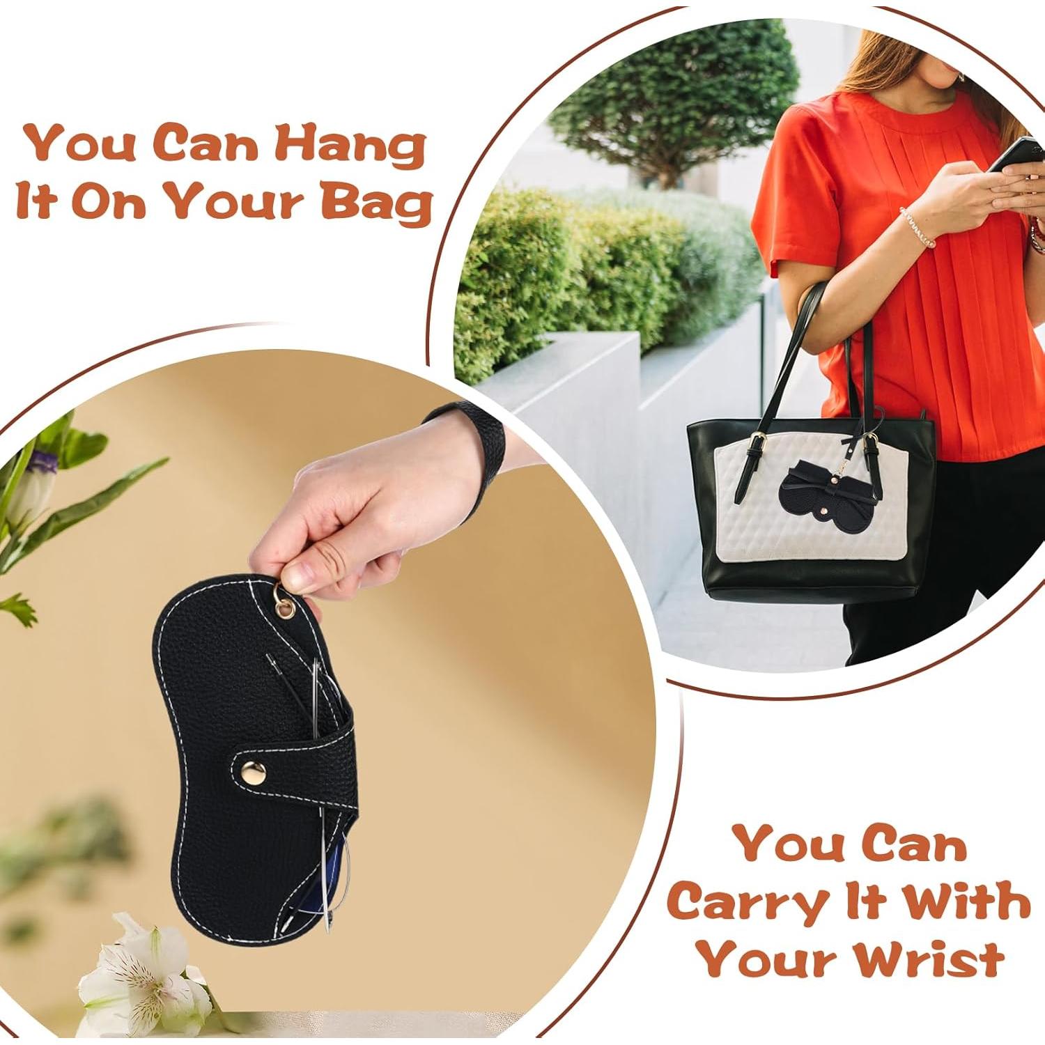 Estuche de Gafas de Sol YUXIANLB de Cuero Suave - Portátil