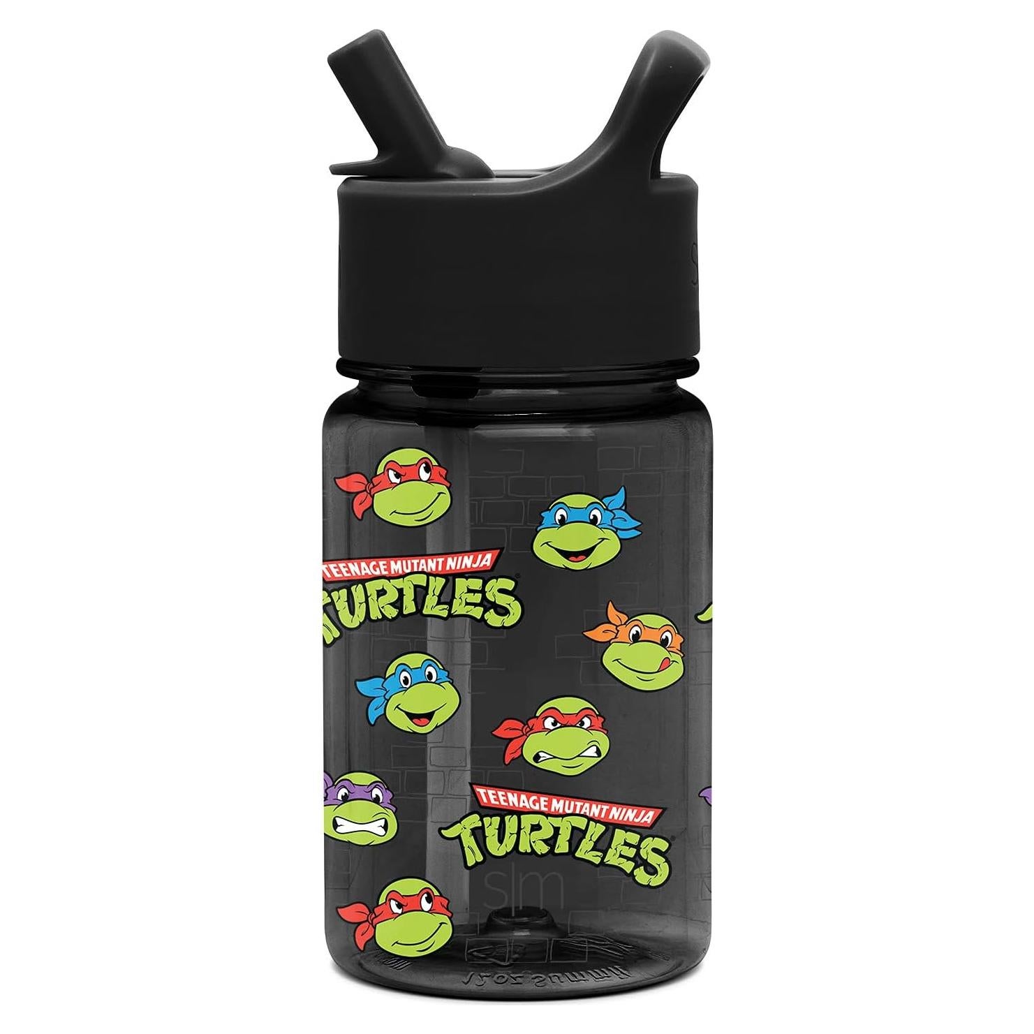 Botella de Agua Simple Modern TMNT 355ml a Prueba de Fugas