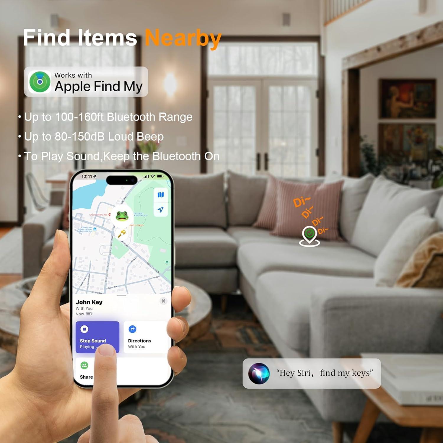 Rastreador G3 Yositochuan Air Tag Bluetooth Blanco Lechoso