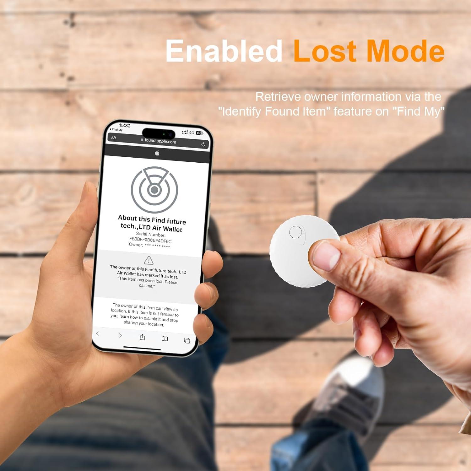 Rastreador G3 Yositochuan Air Tag Bluetooth Blanco Lechoso