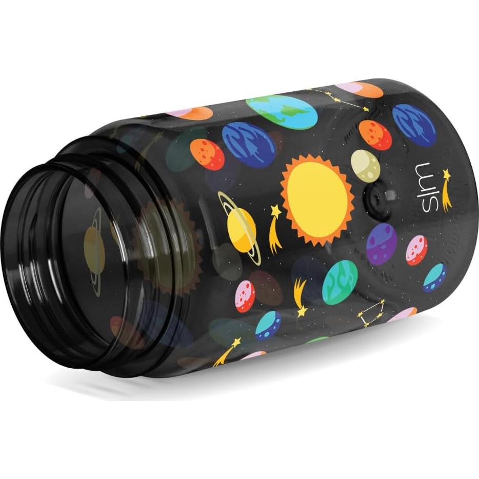 Botella de Agua Simple Modern 354ml Sistema Solar Niños