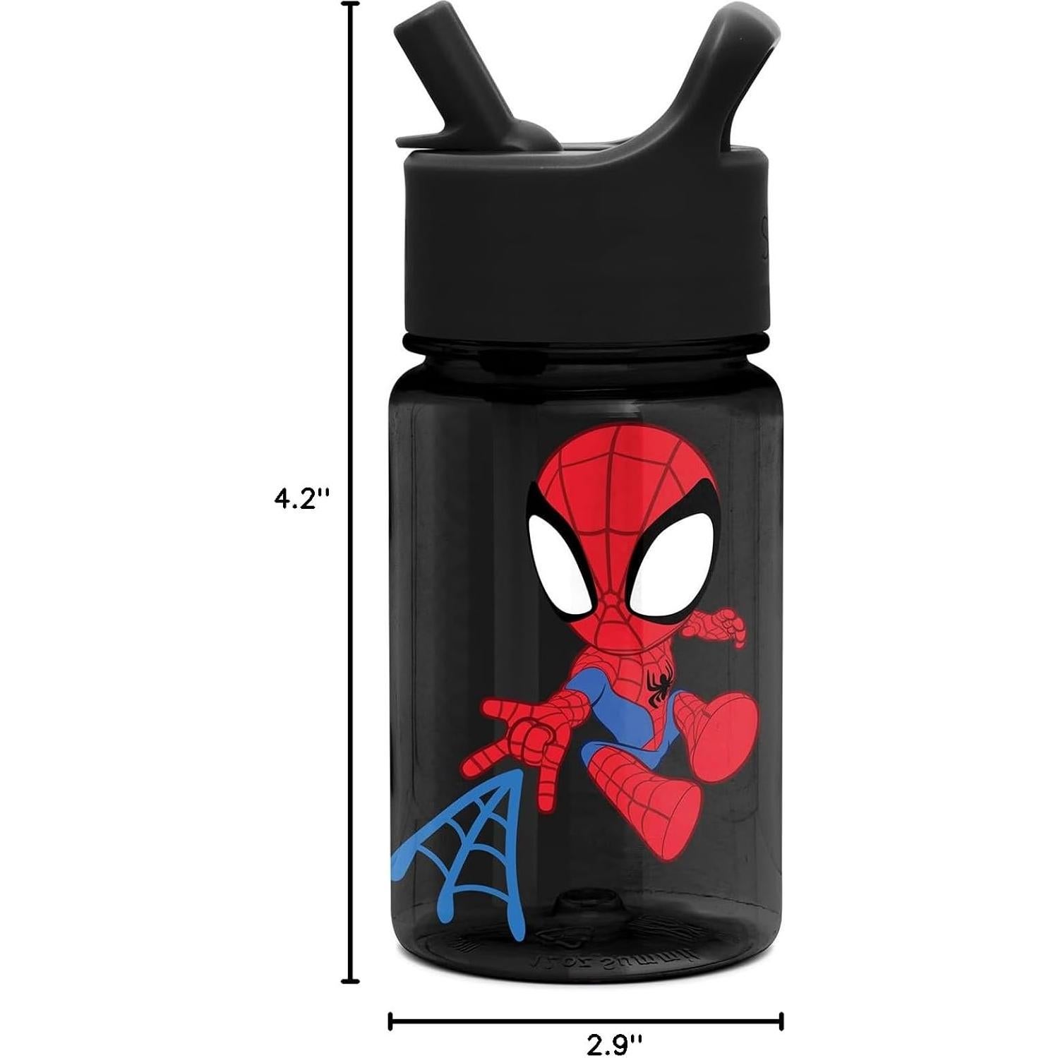Botella de Agua Simple Modern Spiderman 350ml a Prueba de Fugas