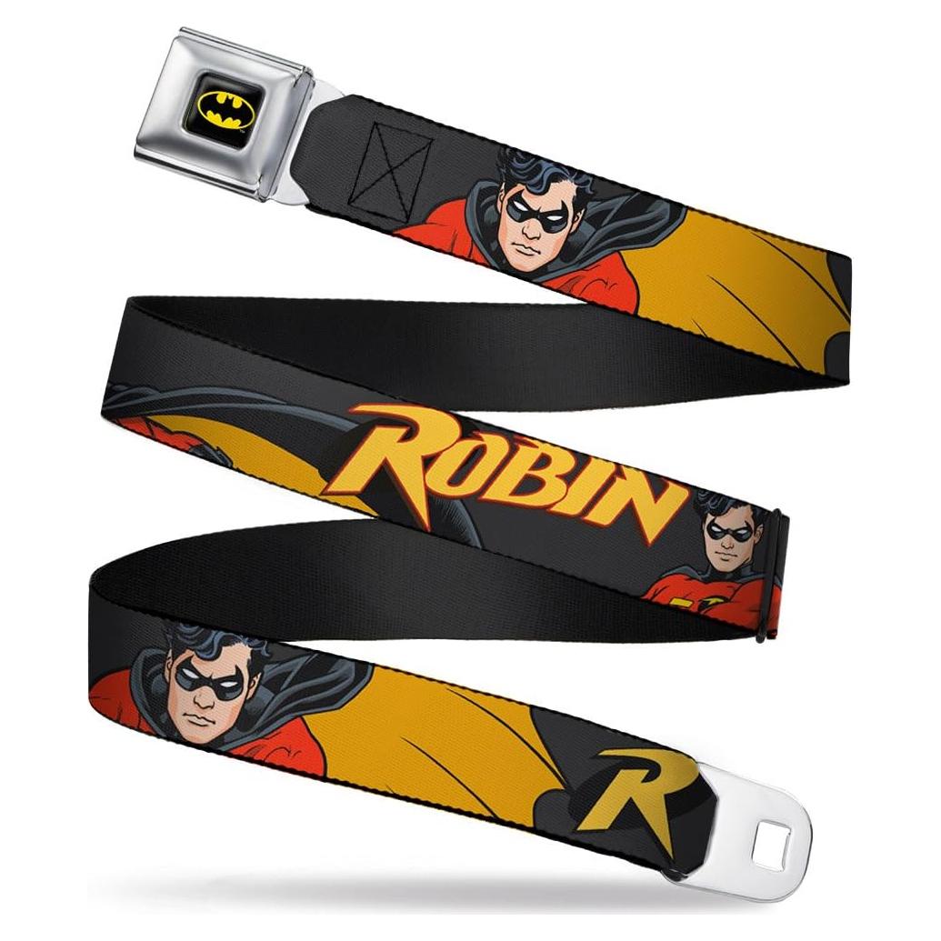 Cinturón de Asiento Buckle-Down Robin Kids Rojo/Negro 3.81 cm