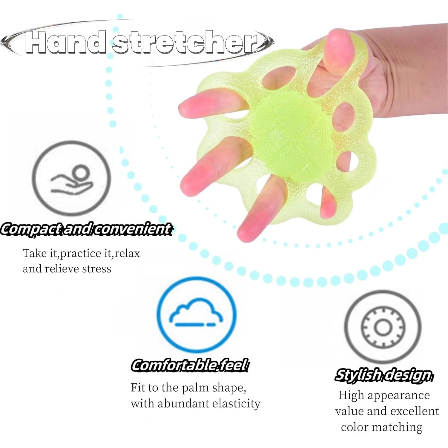 Ejercitador de Dedos DEEYOTA - Pelota de Compresión para Manos