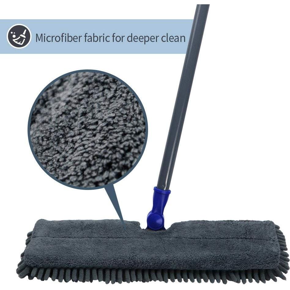 Mopa de Suelo MASTERTOP Doble Cara Microfibra 42 cm 4 Recambios