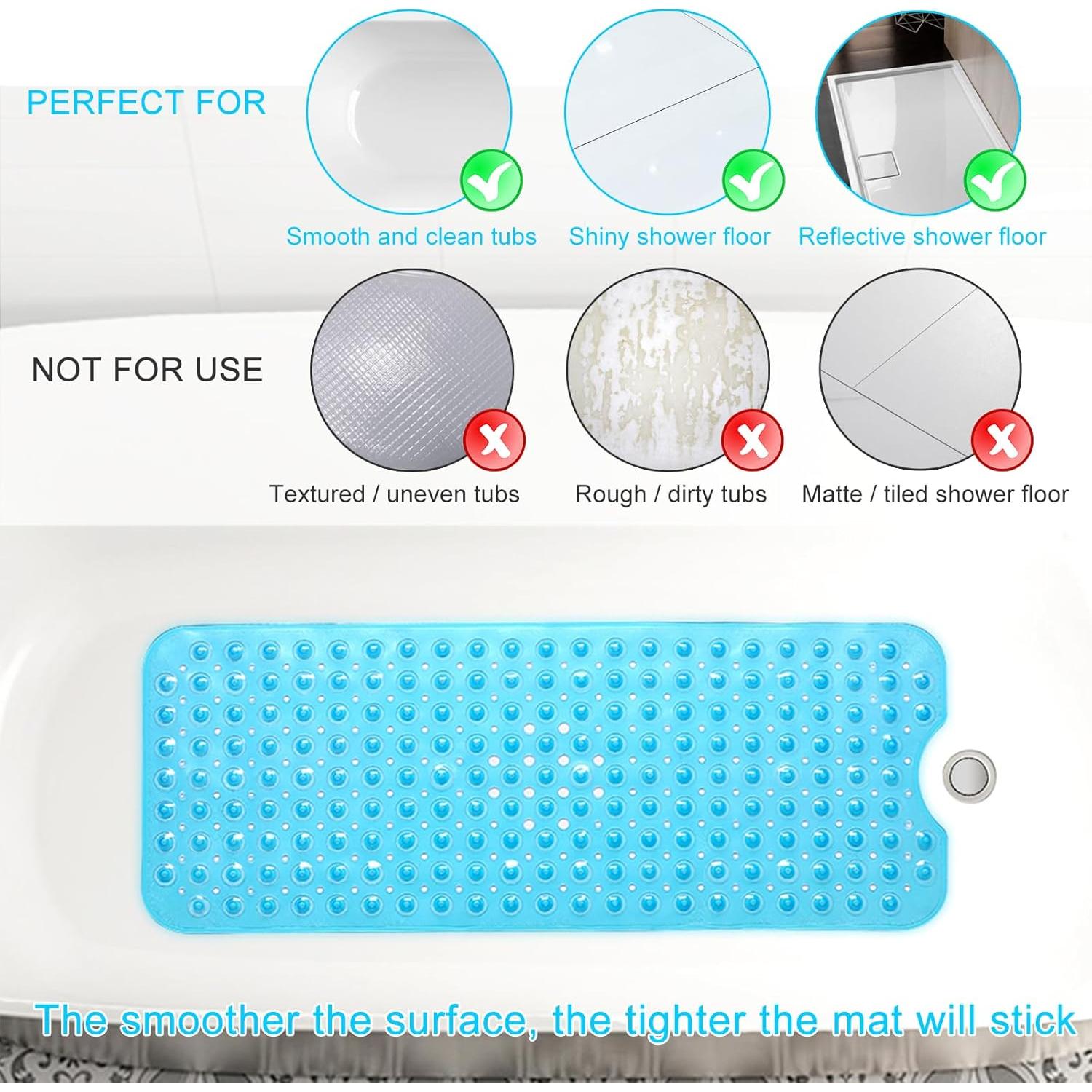 Alfombrilla de Baño Antideslizante Sheepping 101.6x40.6cm Azul