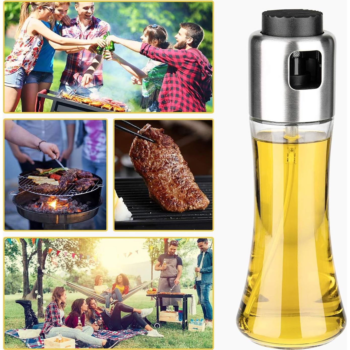 Botella Rociadora de Aceite Mafiti 180ml Acero Inoxidable