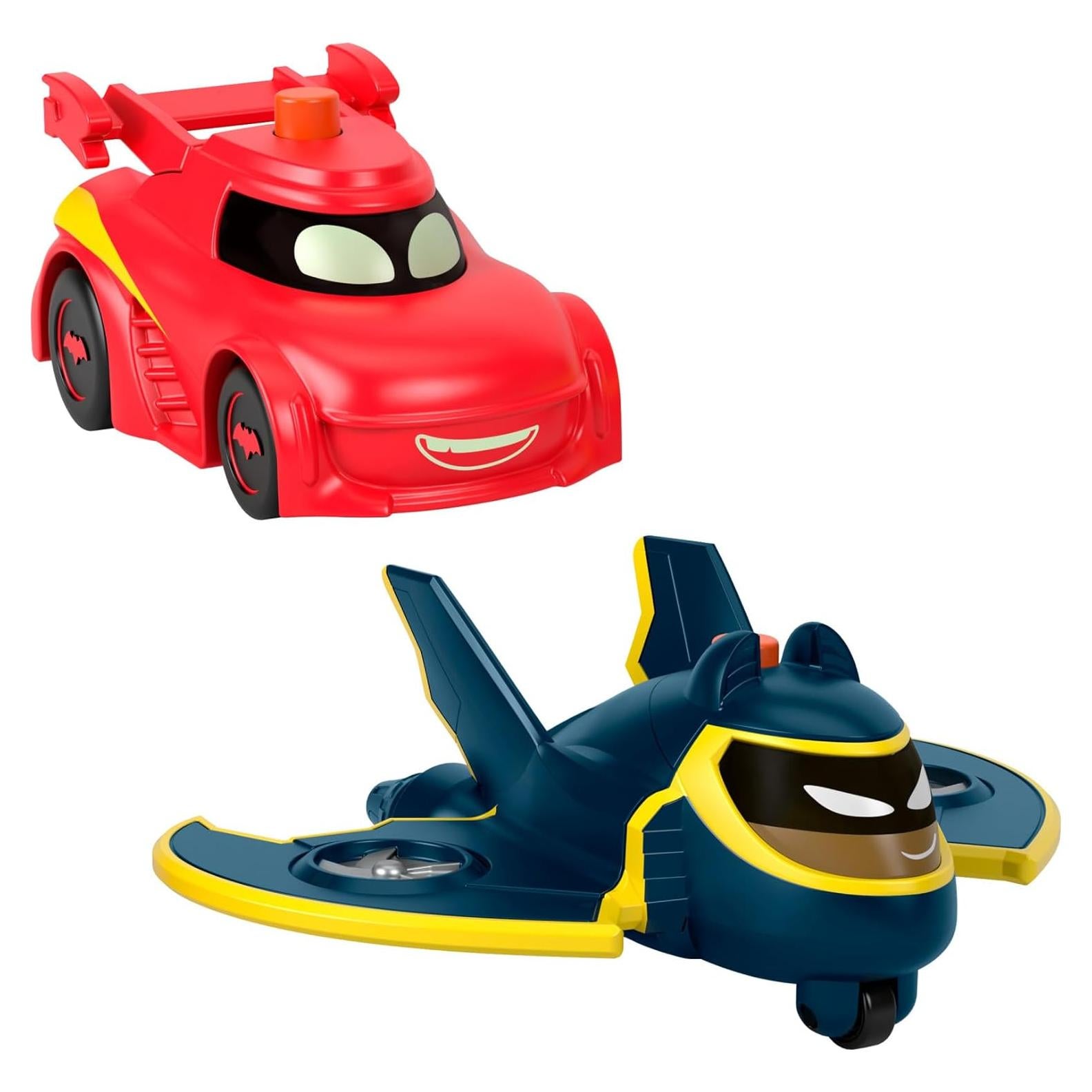 Coches de Juguete Fisher-Price Batwheels 2-Pack Iluminados