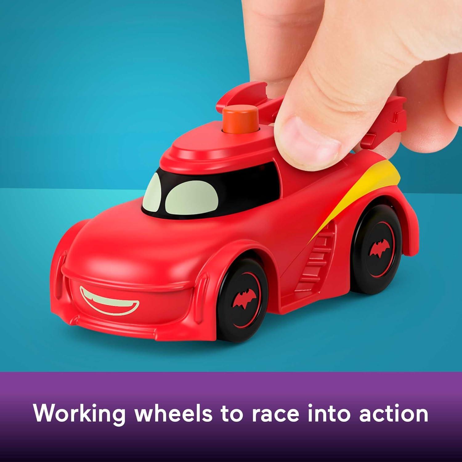 Coches de Juguete Fisher-Price Batwheels 2-Pack Iluminados