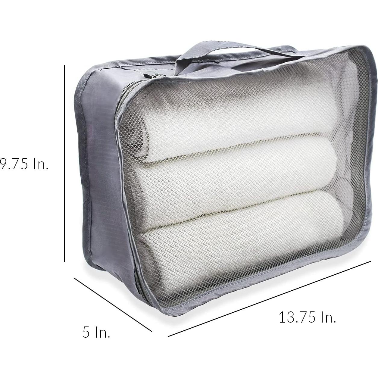 Cubes de Empaque Multiusos Rolling Nomad - 4 Piezas Gris