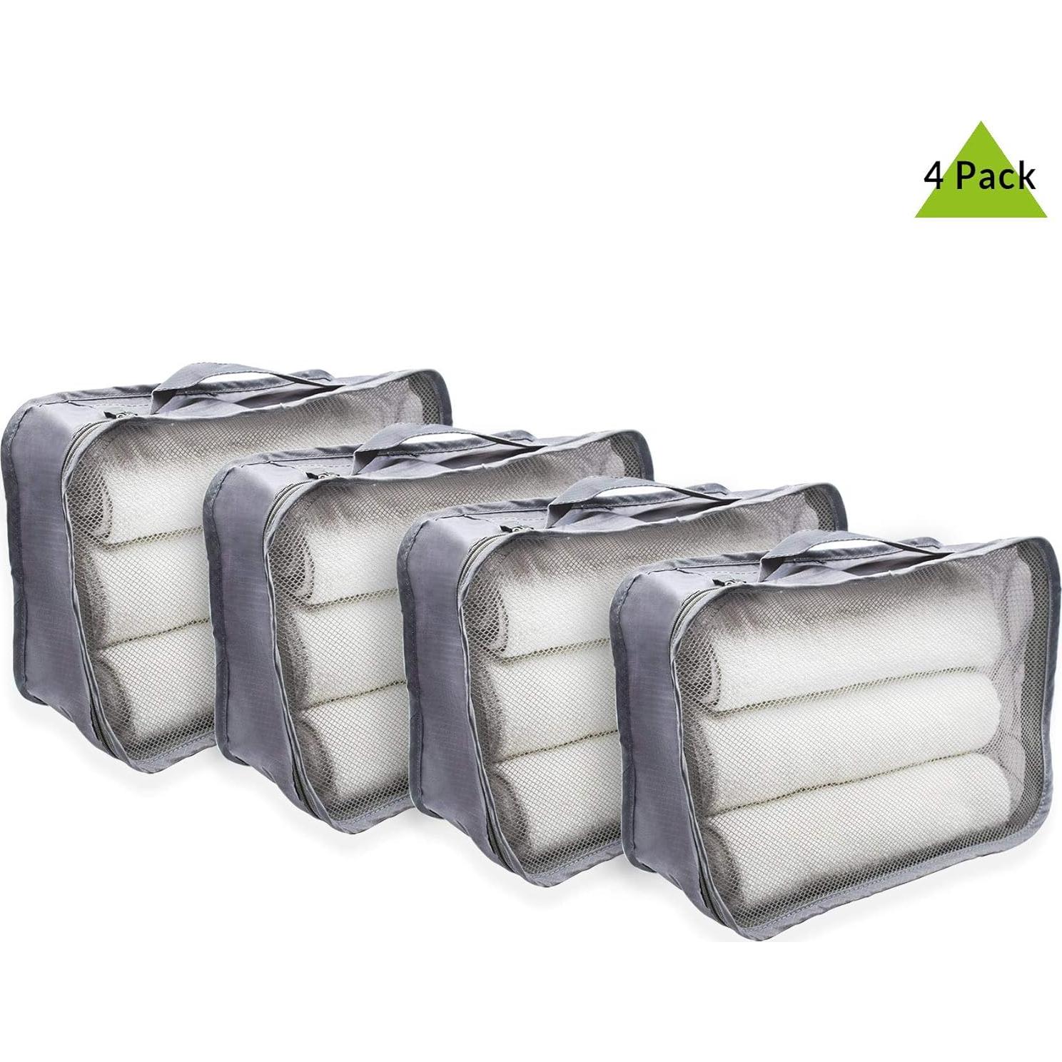 Cubes de Empaque Multiusos Rolling Nomad - 4 Piezas Gris
