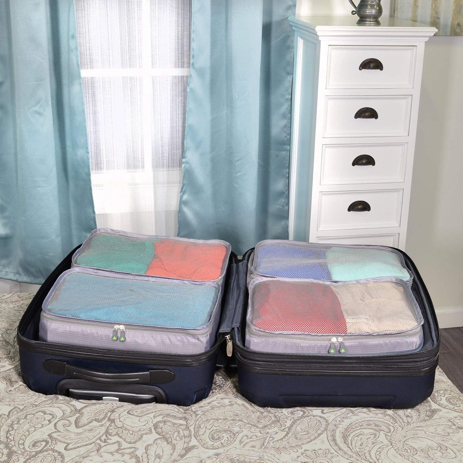 Cubes de Empaque Multiusos Rolling Nomad - 4 Piezas Gris