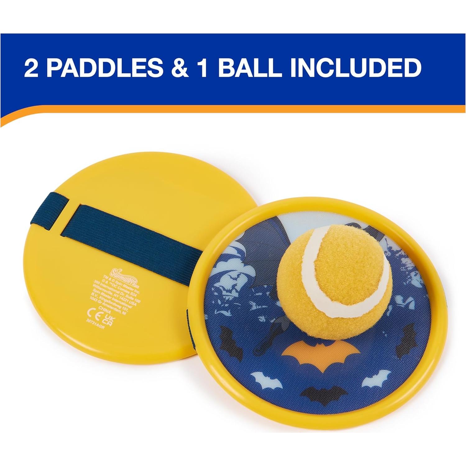 Juego de Atrapar DC Batman Swimways con 2 Paletas y 1 Pelota