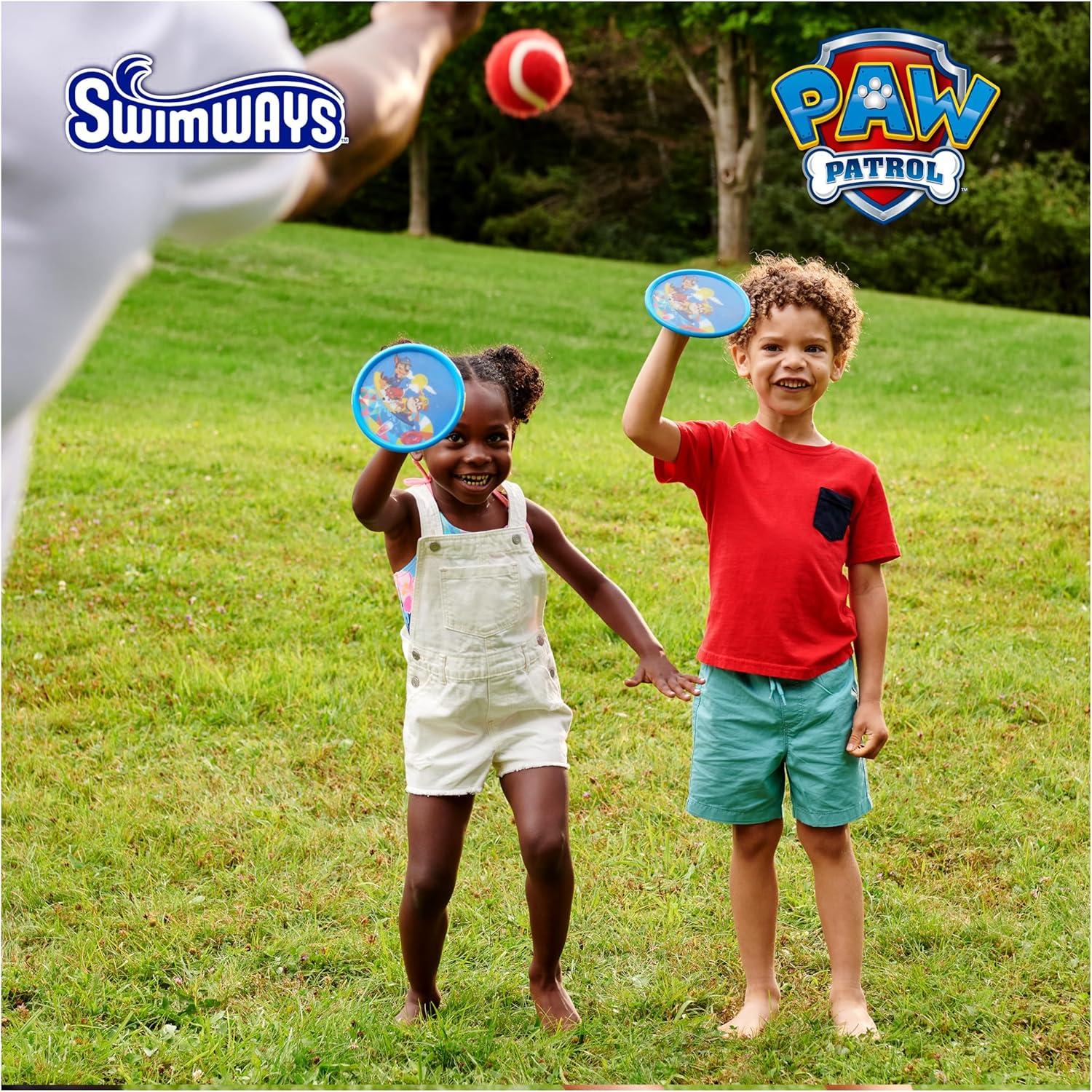 Juego de Atrapar Paw Patrol Swimways 2 Paletas y 1 Pelota