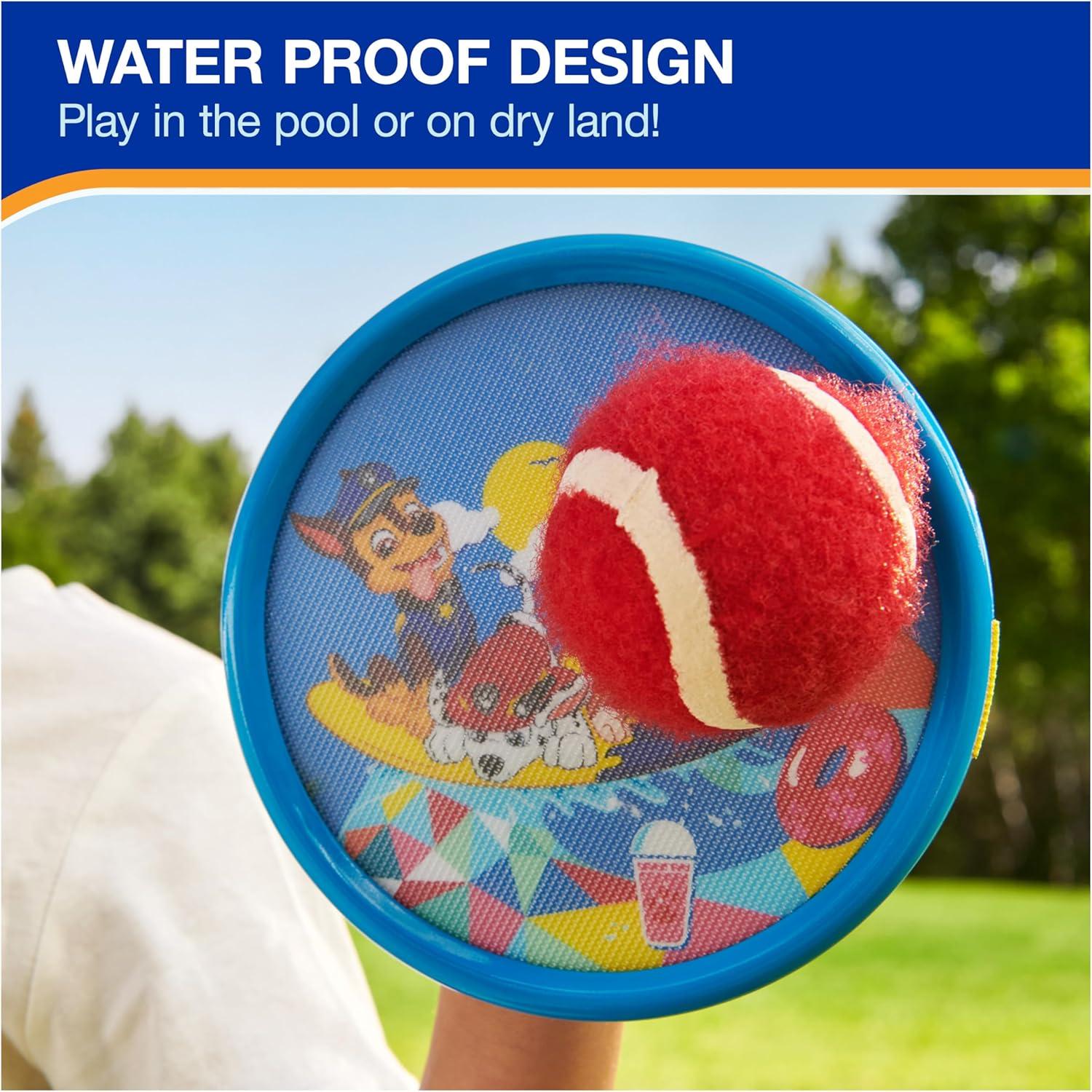 Juego de Atrapar Paw Patrol Swimways 2 Paletas y 1 Pelota