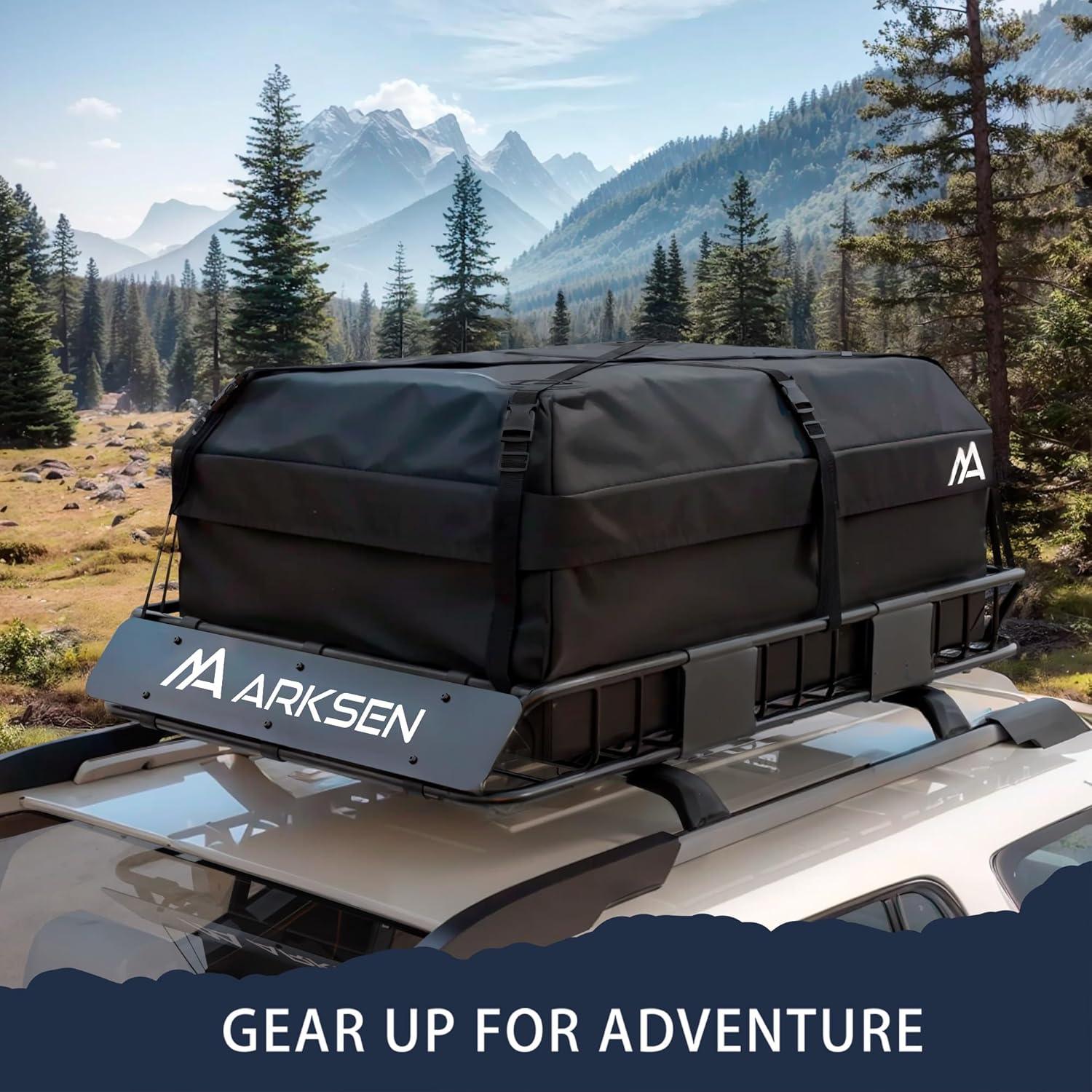 Portaequipajes ARKSEN 137 cm Universal Carga 113 kg Techo SUV