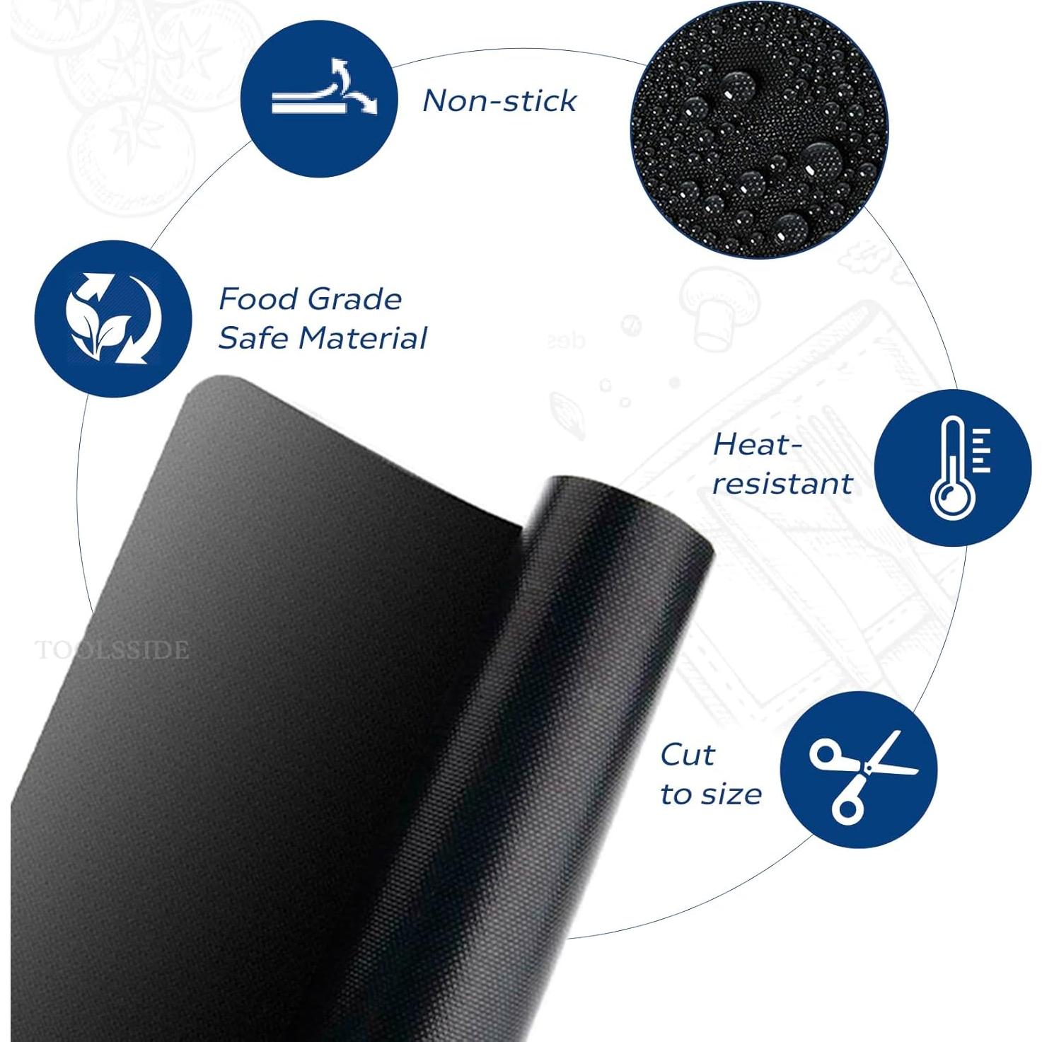 Forros Antiadherentes para Horno TOOLSSIDE 2 Pack 28x23 cm