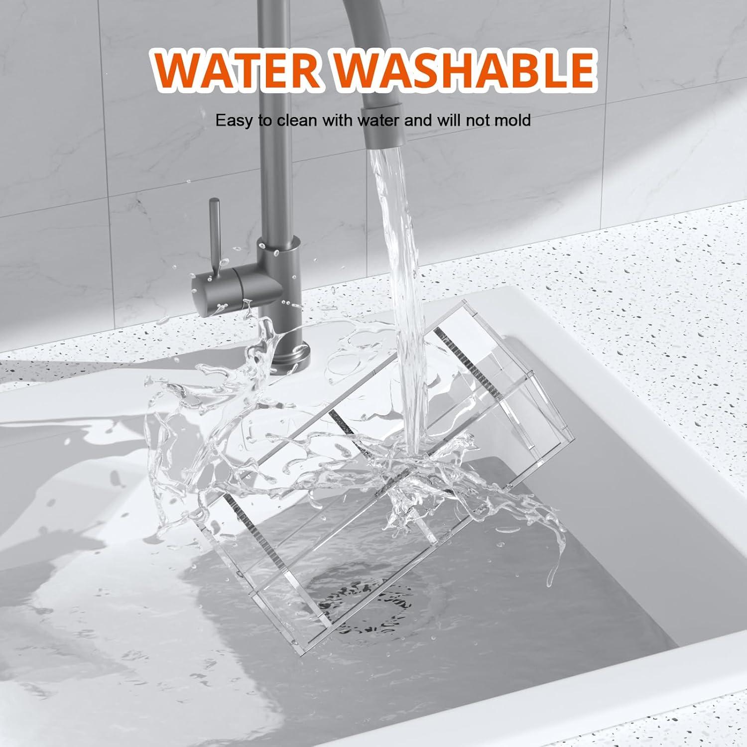 Soporte para Tazas Richboom Doble Transparente 27.5x11x9cm